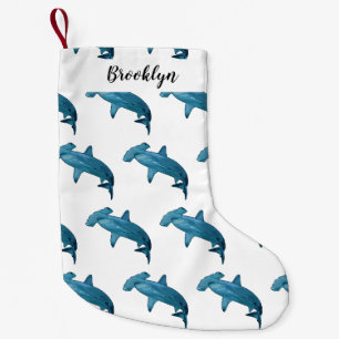 Petite Chaussette De Noël Illustration de requin marteau