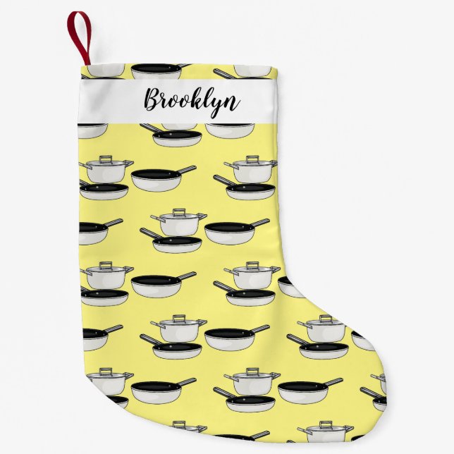 Petite Chaussette De Noël Illustration des jeux de cuisine (Devant)