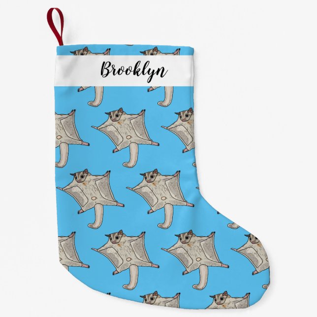 Petite Chaussette De Noël Illustration du planeur à sucre (Devant)