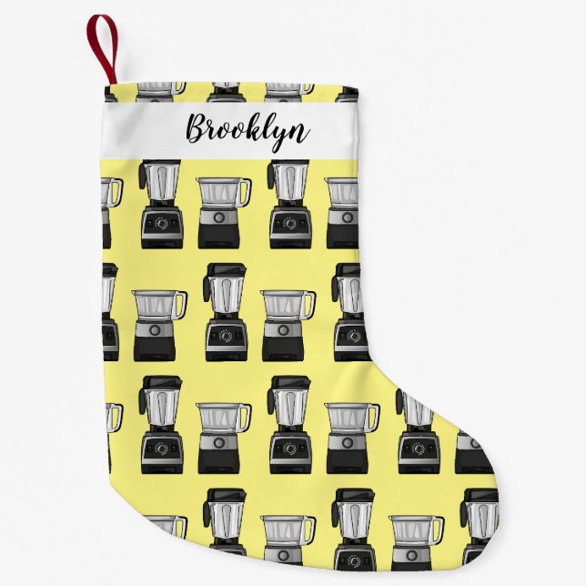 Petite Chaussette De Noël Illustration du processeur et du mixeur alimentair (Devant)