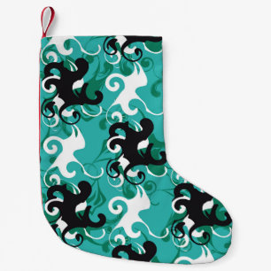 Petite Chaussette De Noël Ilu vintage qualitatif motif Abstrait