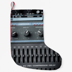 Petite Chaussette De Noël Image couleur de nombreux boutons dans un enregist