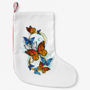 Petite Chaussette De Noël Infinité de papillons monarques