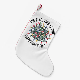 Petite Chaussette De Noël Je vais bien C'est bien Tout va bien Drôle de Noël