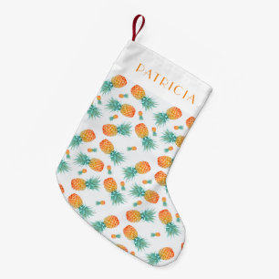 Petite Chaussette De Noël Joli Fruit Tropical Ananas