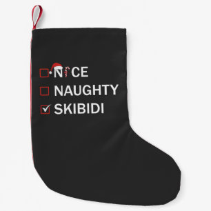 Petite Chaussette De Noël Joli sale Skibidi drôle de Noël Gen Alpha 