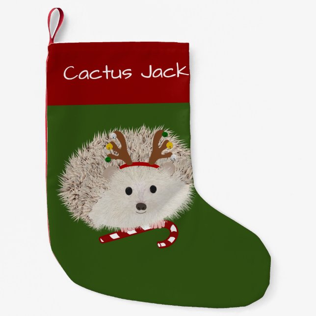 Petite Chaussette De Noël Jolly Hedgehog Christmas Stocking (Devant)
