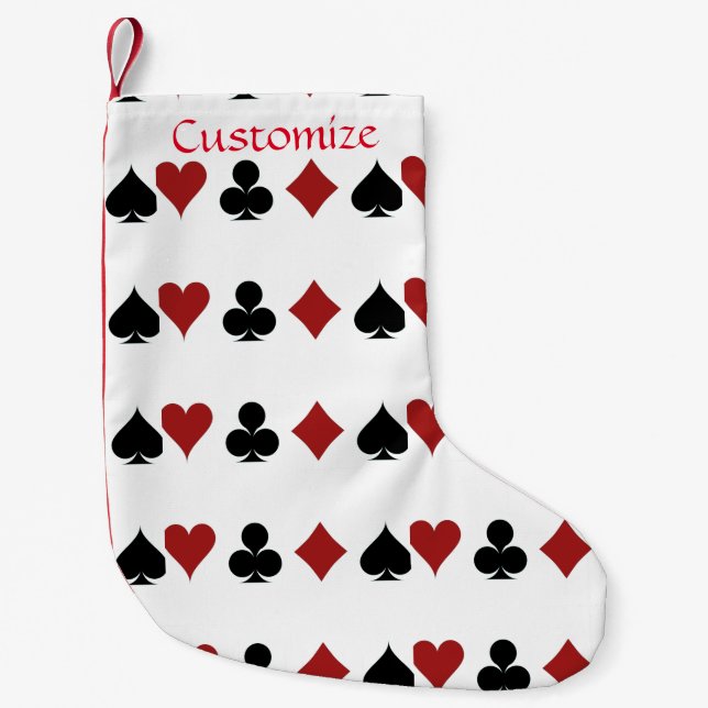 Petite Chaussette De Noël Jouer des combinaisons de carte Thunder_Cove (Devant)