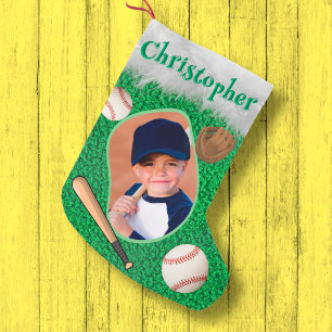 Petite Chaussette De Noël Joueur de baseball entraîneur joueur de softball N