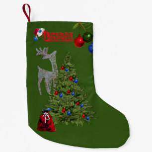 Petite Chaussette De Noël Joyeux Bowles de pelouse Noël,