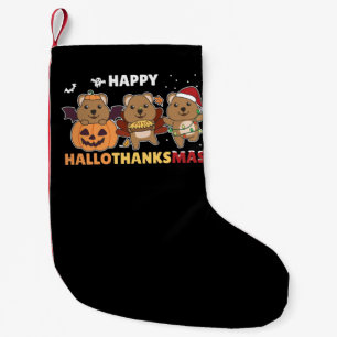 Petite Chaussette De Noël Joyeux Hallothanksmas Quokkas Christmas Quokka