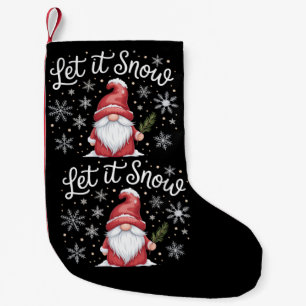 Petite Chaussette De Noël Joyeux Noël Cute Gnome Que la neige d'hiver 