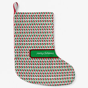 Petite Chaussette De Noël Joyeux Noël Elégant & Personnaliser moderne