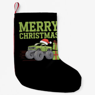 Petite Chaussette De Noël Joyeux Noël Monster Truck Garçons Tout-Petits Xmas