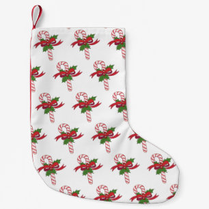 Petite Chaussette De Noël Joyeux Sucre de canne de Noël