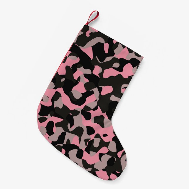 Petite Chaussette De Noël Kitty Camo (Devant (Accrochage))