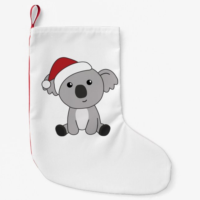 Petite Chaussette De Noël Koala Noël Neige Animaux d'hiver Koalas Adulte C (Devant)