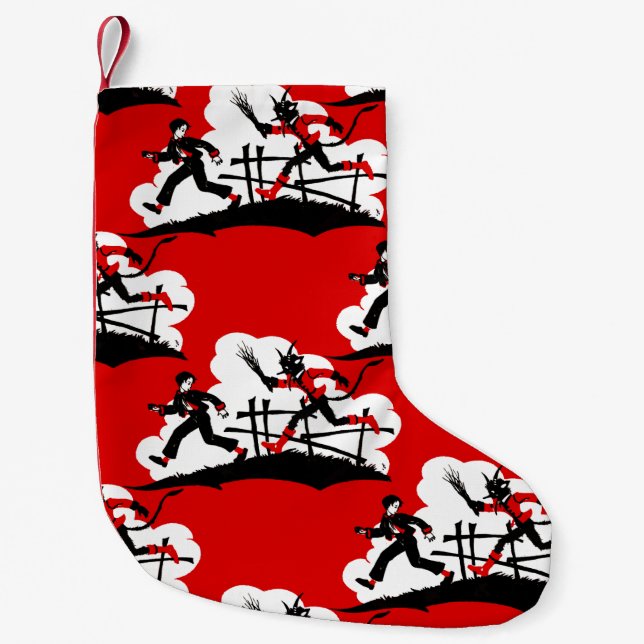 Petite Chaussette De Noël krampus de Noël (Devant)