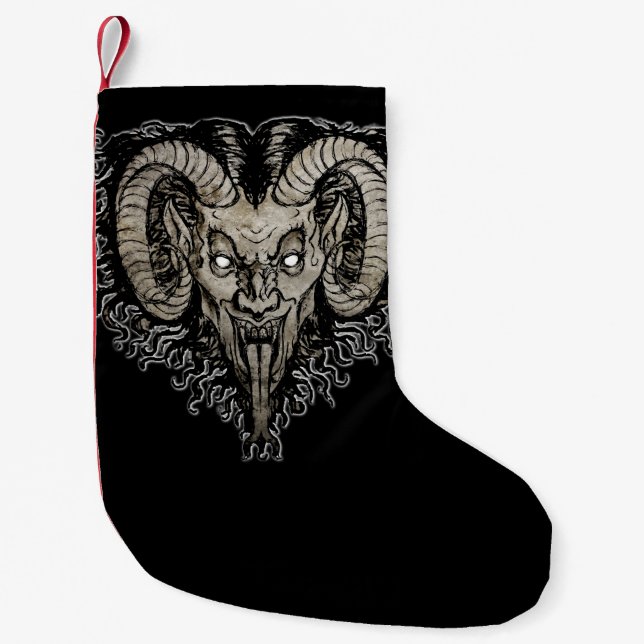 Petite Chaussette De Noël Krampus Stocking (Devant)