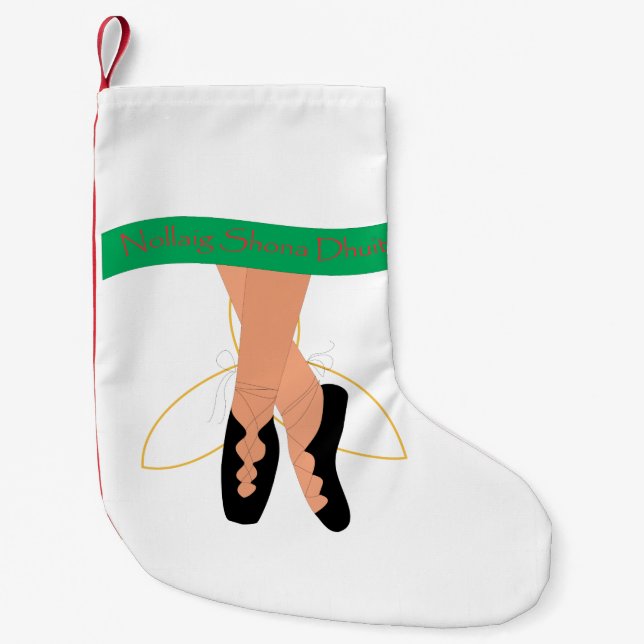 Petite Chaussette De Noël La danse celtique Le réveil de Noël (Devant)