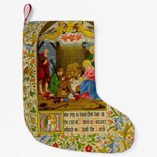 Petite Chaussette De Noël La nativité | à vous est née ce jour