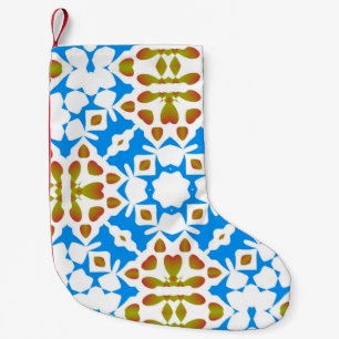 Petite Chaussette De Noël La talavera mexicaine traditionnelle ornée. Univer