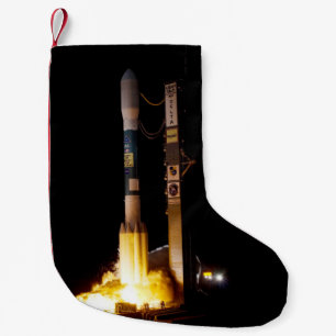 Petite Chaussette De Noël Lancement de la fusée Night Space