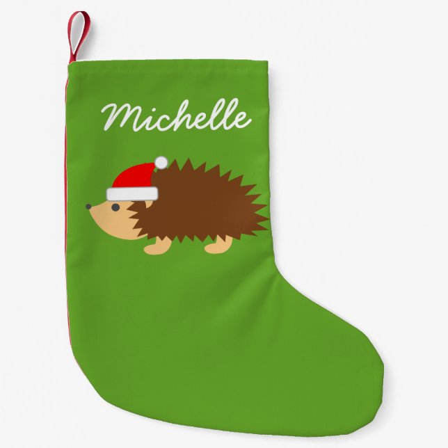 Petite Chaussette De Noël Le casquette mignon personnalisé de père Noël de (Devant)