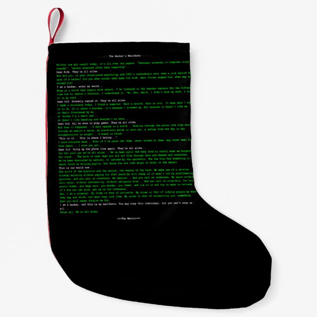 Petite Chaussette De Noël Le Manifeste du pirate (Devant)