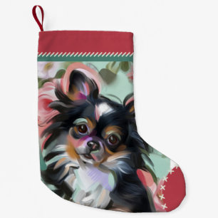 Petite Chaussette De Noël Le réveil de Noël du Chihuahua Ornement