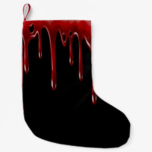 Petite Chaussette De Noël Le sang de Falln s'égoutte le noir