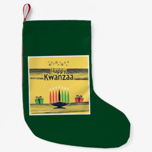 Petite Chaussette De Noël Le ton chaud et célébratoire de Kwanzaa de Slipper