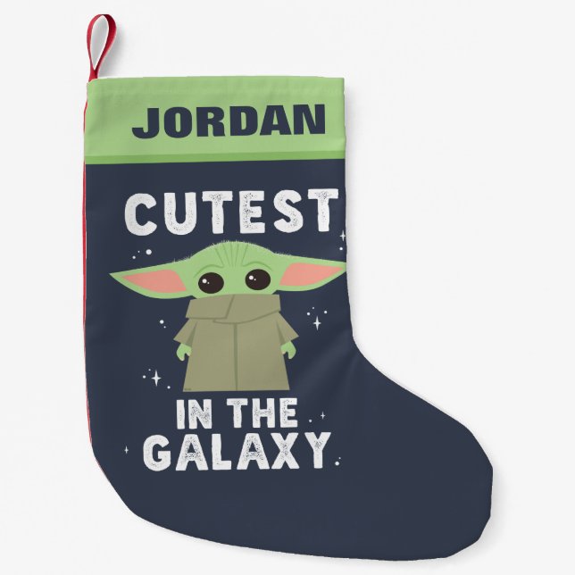 Petite Chaussette De Noël L'enfant | Cutest dans la Galaxie (Devant)