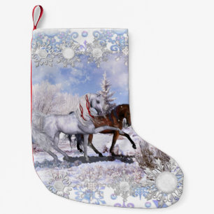 Petite Chaussette De Noël Les Chevaux de Noël