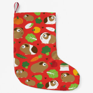 Petite Chaussette De Noël Les cochons de Guinée et leurs cures Motifs sans 