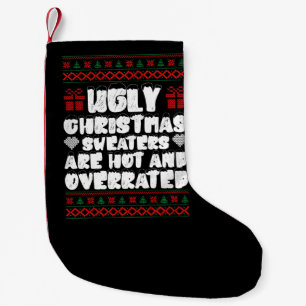 Petite Chaussette De Noël Les horribles pulls de Noël sont tendance et sures