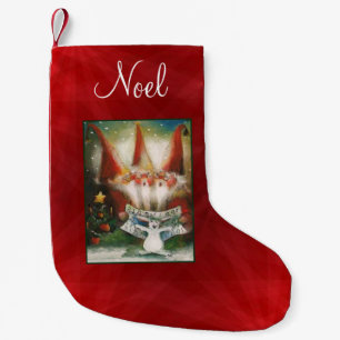 Petite Chaussette De Noël Les trois chanteurs Père Noël