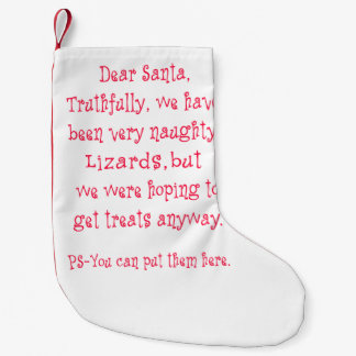 Petite Chaussette De Noël Lézards vilains