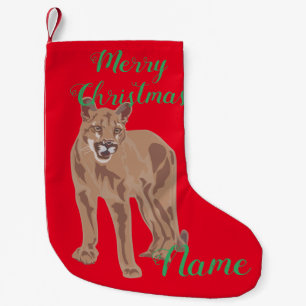 Petite Chaussette De Noël Lion de la montagne Cougar Puma Thunder_Cove