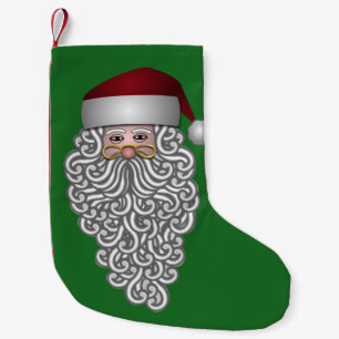 Petite Chaussette De Noël Longue barbe Père Noël