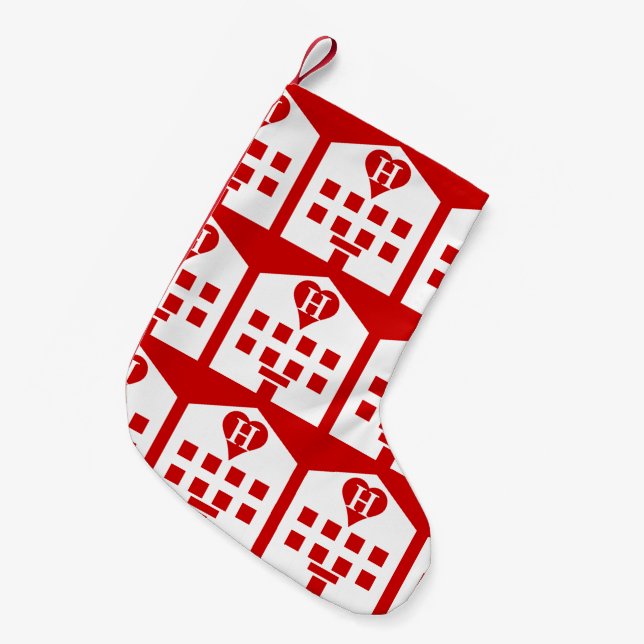 Petite Chaussette De Noël Love Hotel Japanese Emoji (Devant (Accrochage))