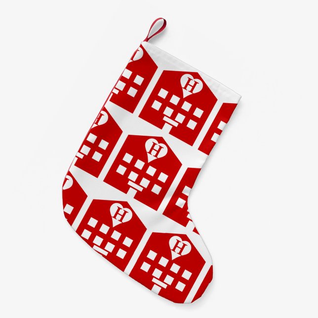 Petite Chaussette De Noël Love Hotel Japanese Emoji (Devant (Accrochage))
