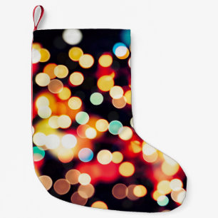 Petite Chaussette De Noël Lumière Abstraite : Arrière - plan de texture simp
