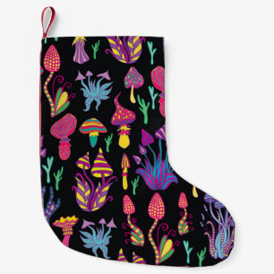 Petite Chaussette De Noël Lumineux, hallucinogène, décoratif, fantastique 