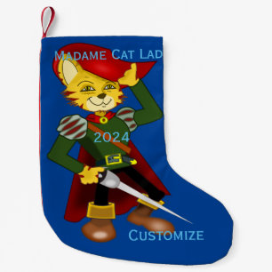 Petite Chaussette De Noël Madame Cat Lady 2024 pour le président Thunder_Cov