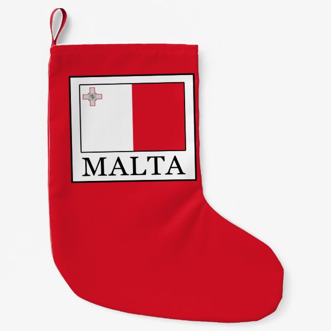 Petite Chaussette De Noël Malte (Devant)