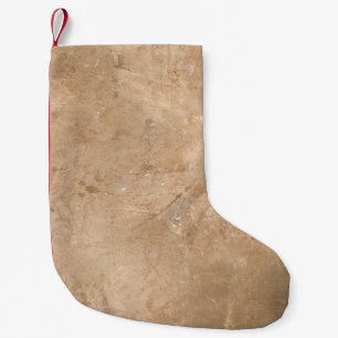 Petite Chaussette De Noël Marbre de luxe naturel effet Ancien tirage orienta