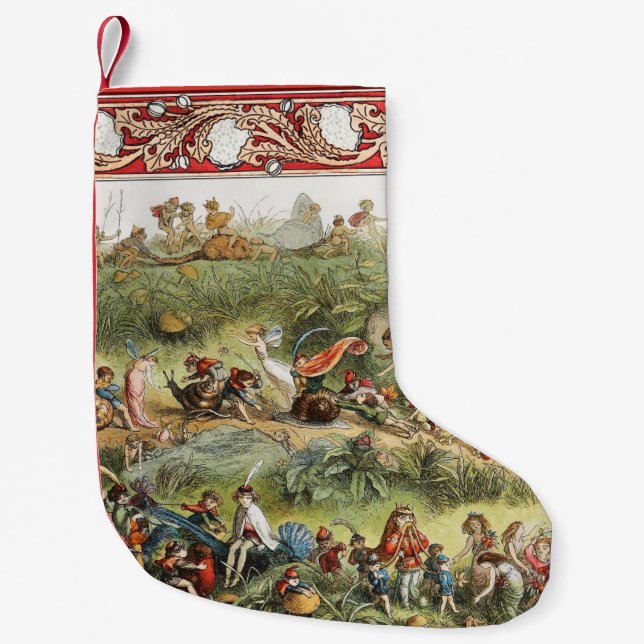 Petite Chaussette De Noël Marche triomphale de l'Elfe Roi, Fées, Goblins (Devant)