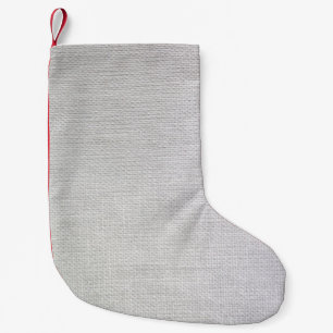 Petite Chaussette De Noël Matériau de texture en toile