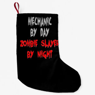 Petite Chaussette De Noël Mécanique de calque zombie